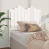 Bed Headboard White 96x4x110 cm Solid Wood Pine Colour white Size 96 x 110 cm Quantity in Package 1 