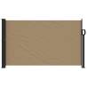 Retractable Side Awning Taupe 120x600 cm - Instant Privacy