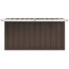 Garden Storage Box Brown 129x67x65 cm - Hipomarket