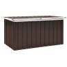 Garden Storage Box Brown 129x67x65 cm - Hipomarket