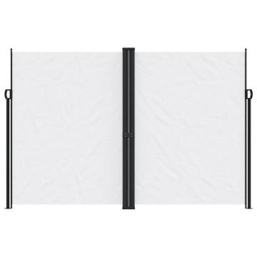 Retractable Side Awning White 220x1200 cm | Hipomarket