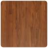 Square Dark Brown Oak Table Top 60x60cm - Rustic Design