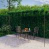 Antique Brown Garden Pergola 6x3x2.5m - Elegant Wrought Iron