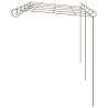 Antique Brown Garden Pergola 6x3x2.5m - Elegant Wrought Iron