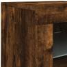 Stylish Smoked Oak Sideboard with LED Lights | Hipomarket