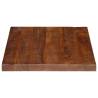 Table Top 90x70 Rectangular Solid Reclaimed Wood - HipoMarket