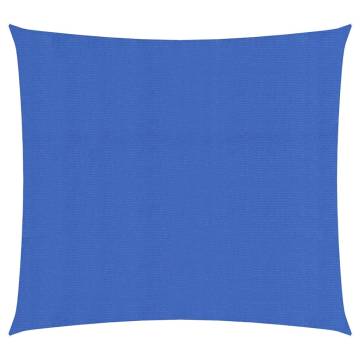 Sunshade Sail 2x2m Blue - HDPE UV & Mould Resistant