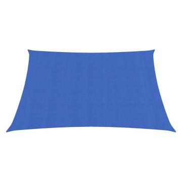 Sunshade Sail 2x2m Blue - HDPE UV & Mould Resistant