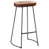 Bar Stools 2 pcs Dark Brown - Stylish & Comfortable Design