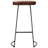 Bar Stools 2 pcs Dark Brown - Stylish & Comfortable Design