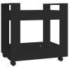 Desk Trolley Black 60x45x60 cm - Organize Your Space