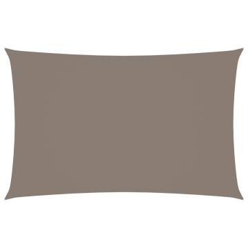 Sunshade Sail Oxford Fabric 4x7m Rectangular Taupe - Hipomarket