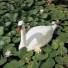 Ubbink White Swan Garden Pond Ornament – Durable Plastic Decor