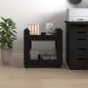 Desk Trolley Black 60x45x60 cm - Organize Your Space