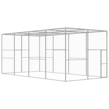 Galvanised Steel Cat Cage 6x3x2.5 m | Secure & Comfy