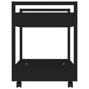 Desk Trolley Black 60x45x60 cm - Organize Your Space