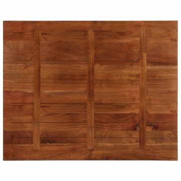 Rectangular Solid Wood Table Top - 100x80 cm | HipoMarket