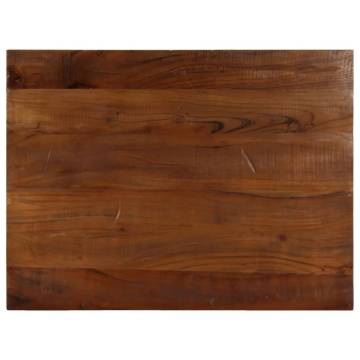 Rectangular Solid Wood Table Top 80x60 cm - HipoMarket