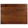 Table Top 80x60x2.5 cm Rectangular Solid Wood Reclaimed Colour brown Size 80 x 60 x 2.5 cm Quantity in Package 1 Material solid reclaimed wood 