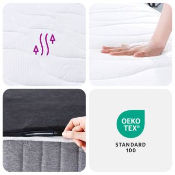 Pocket Spring Mattress Medium 100x220 cm - Comfort & Support