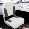 Boat Seat with Fixing Strap Foldable 41x36x48 cm Colour dark grey and white Quantity in Package 1 Model without swivel & pedestal 