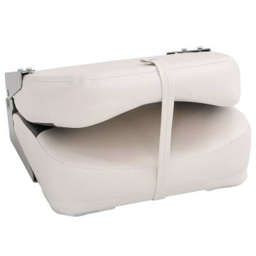 Comfortable Foldable Boat Seat with Fixing Strap - 41x36x48 cm