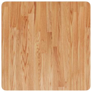 Light Brown Square Table Top - Solid Oak 60x60x4cm | Hipomarket