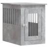 Dog Crate Furniture Concrete Grey - Stylish & Functional Design