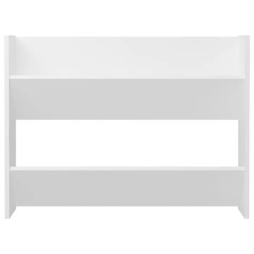 Wall Shoe Cabinet White - Space-Saving Design | HipoMarket UK