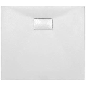 White Shower Base Tray SMC 90x80 cm - Modern & Durable