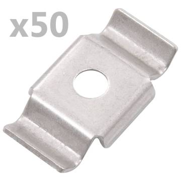 Butterfly Fence Clips - 50 pcs Stainless Steel | HipoMarket