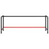 Durable Work Bench Frame - Matte Black & Red, 220x57 cm