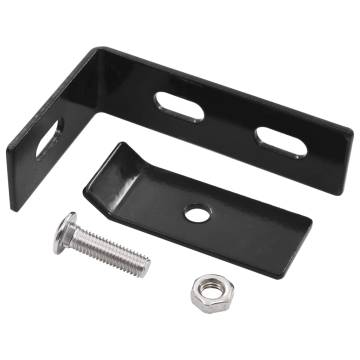 Wall Corner Connector 10 Sets - Anthracite | HipoMarket