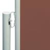 Patio Retractable Side Awning 117x600 cm - Brown | HipoMarket