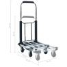 Foldable Transport Trolley 150 kg - Lightweight Aluminium