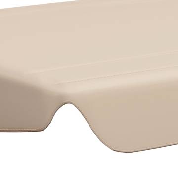 Replacement Canopy for Garden Swing - Beige 150x105cm