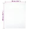 Jersey Fitted Sheet White 90x200 cm Cotton | Hipomarket