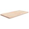 Bathroom Countertop 80x40x2.5 cm Untreated Solid Wood Colour natural Size 80 x 40 x 2.5 cm 