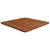 Square Table Top Dark Brown 70x70x2.5cm Treated Solid Wood Oak Colour dark brown Size 70 x 70 x 2.5 cm Quantity in Package 1 