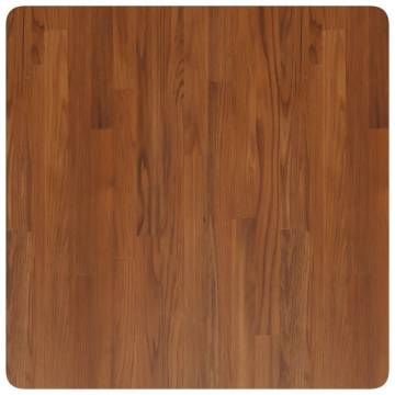 Square Dark Brown Oak Table Top - 70x70cm | HipoMarket