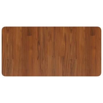 Dark Brown Bathroom Countertop - 80x40 cm Solid Oak Wood