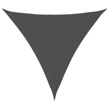 Sunshade Sail Oxford Fabric Triangular 6x6 m - Anthracite