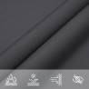 Sunshade Sail Oxford Fabric Triangular 6x6 m - Anthracite