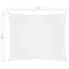 Sunshade Sail Oxford Fabric 5x6m - White | HIPOMarket