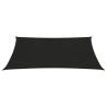 Sunshade Sail 4x5m Black 160 g/m² - HDPE Outdoor Shelter