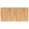 Light Brown Solid Wood Bathroom Countertop - 100x50cm