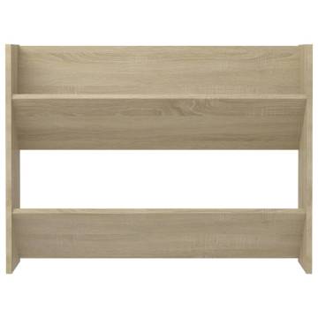 Wall Shoe Cabinet Sonoma Oak - Space-Saving Design