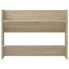 Wall Shoe Cabinet Sonoma Oak - Space-Saving Design