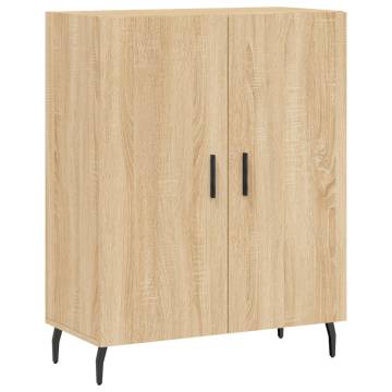 Stylish Highboard Sonoma Oak - Engineered Wood Storage