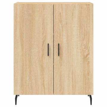 Stylish Highboard Sonoma Oak - Engineered Wood Storage